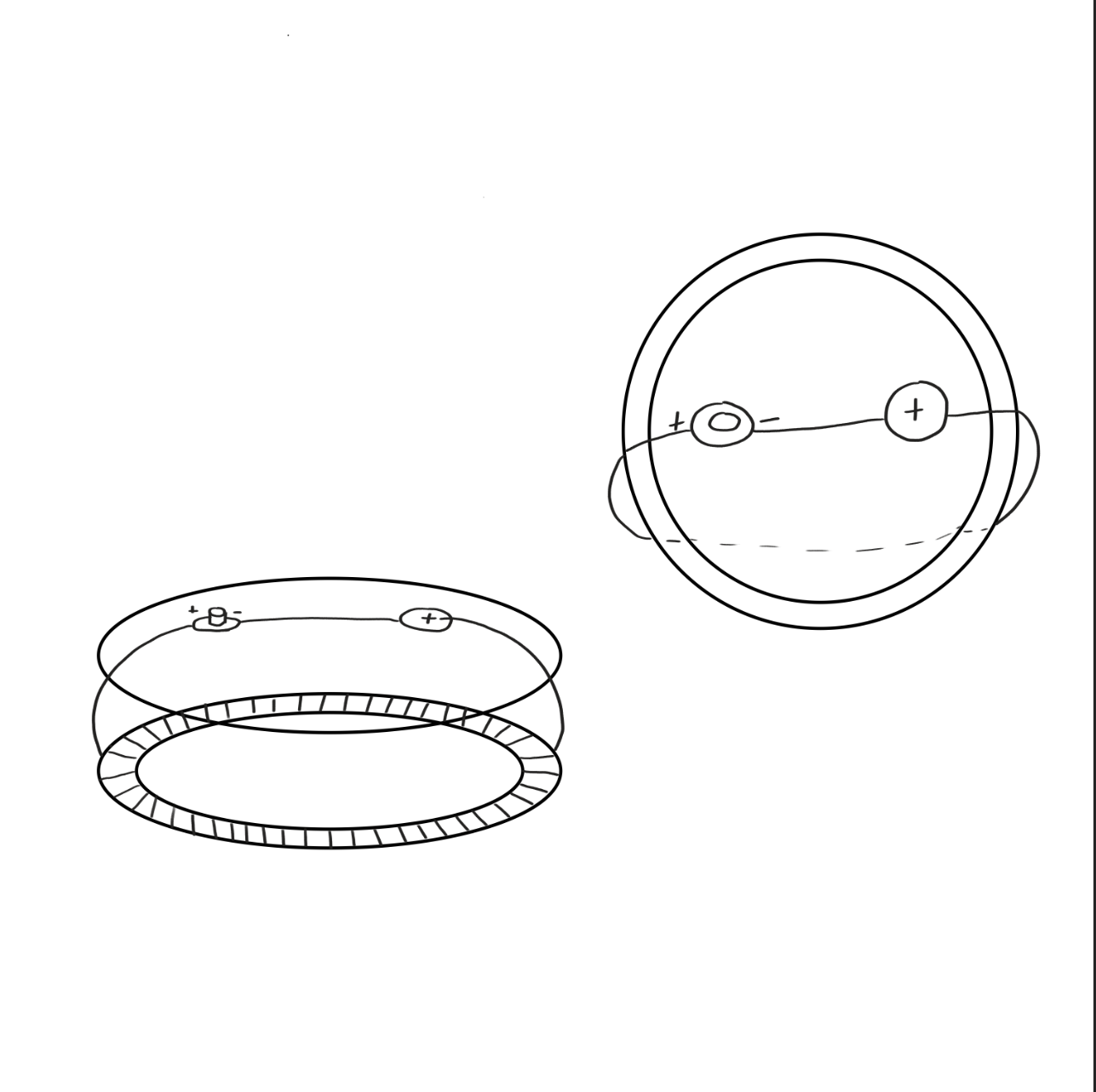 Interactive circuit design for cups