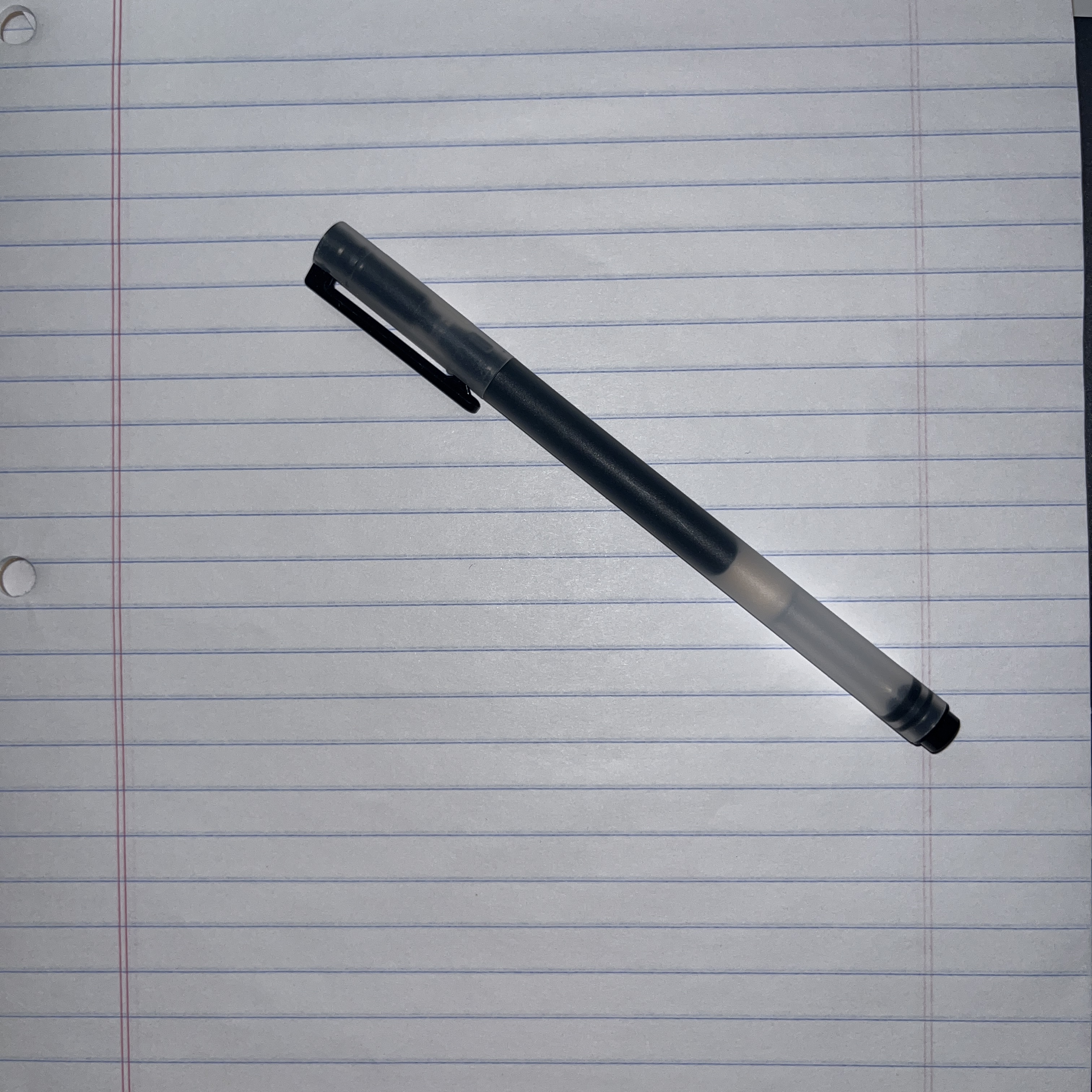 The sound of writing