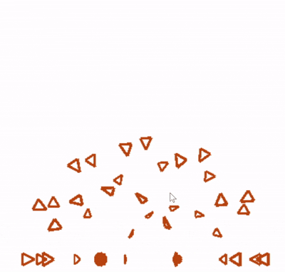 Visualization of makeymakey control