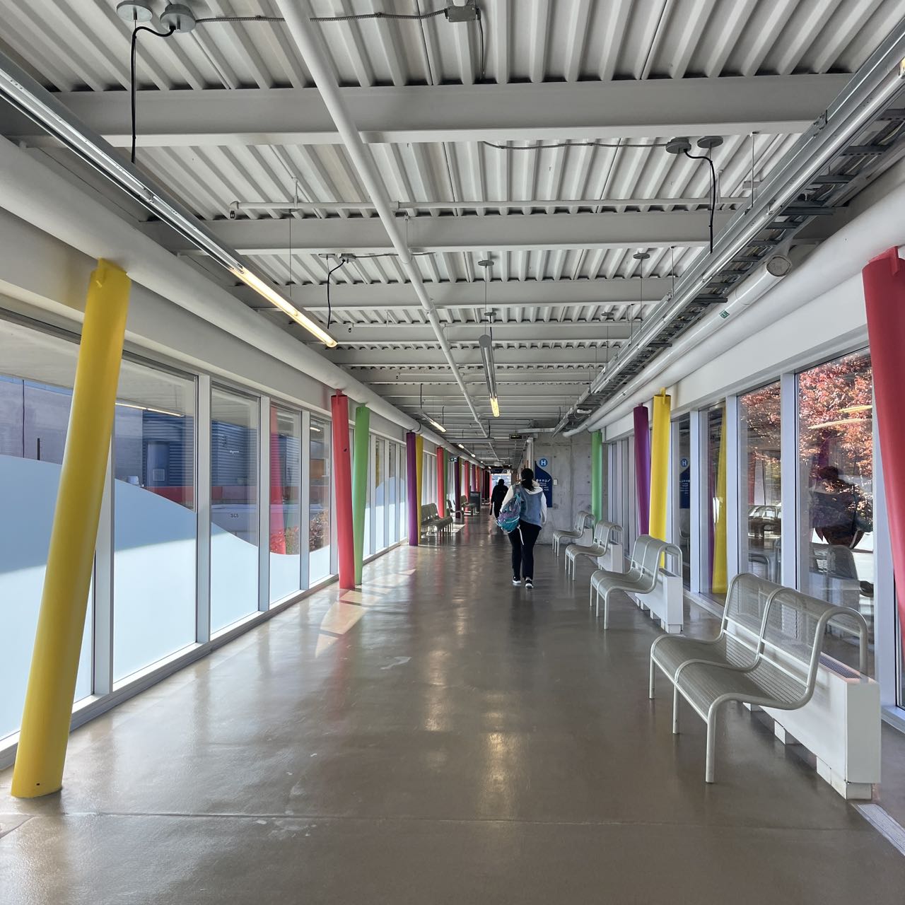 Sheridan J Building Corridor Viewing