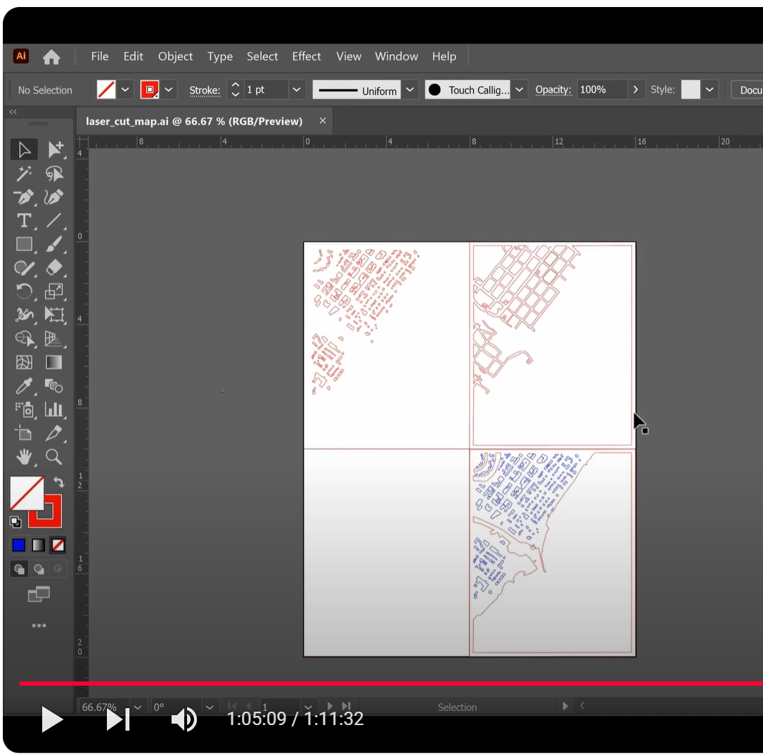 Screenshots of study tutorial videos