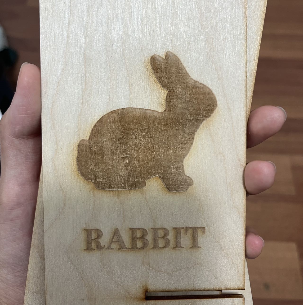 Rabbit Wooden Plank Slicing